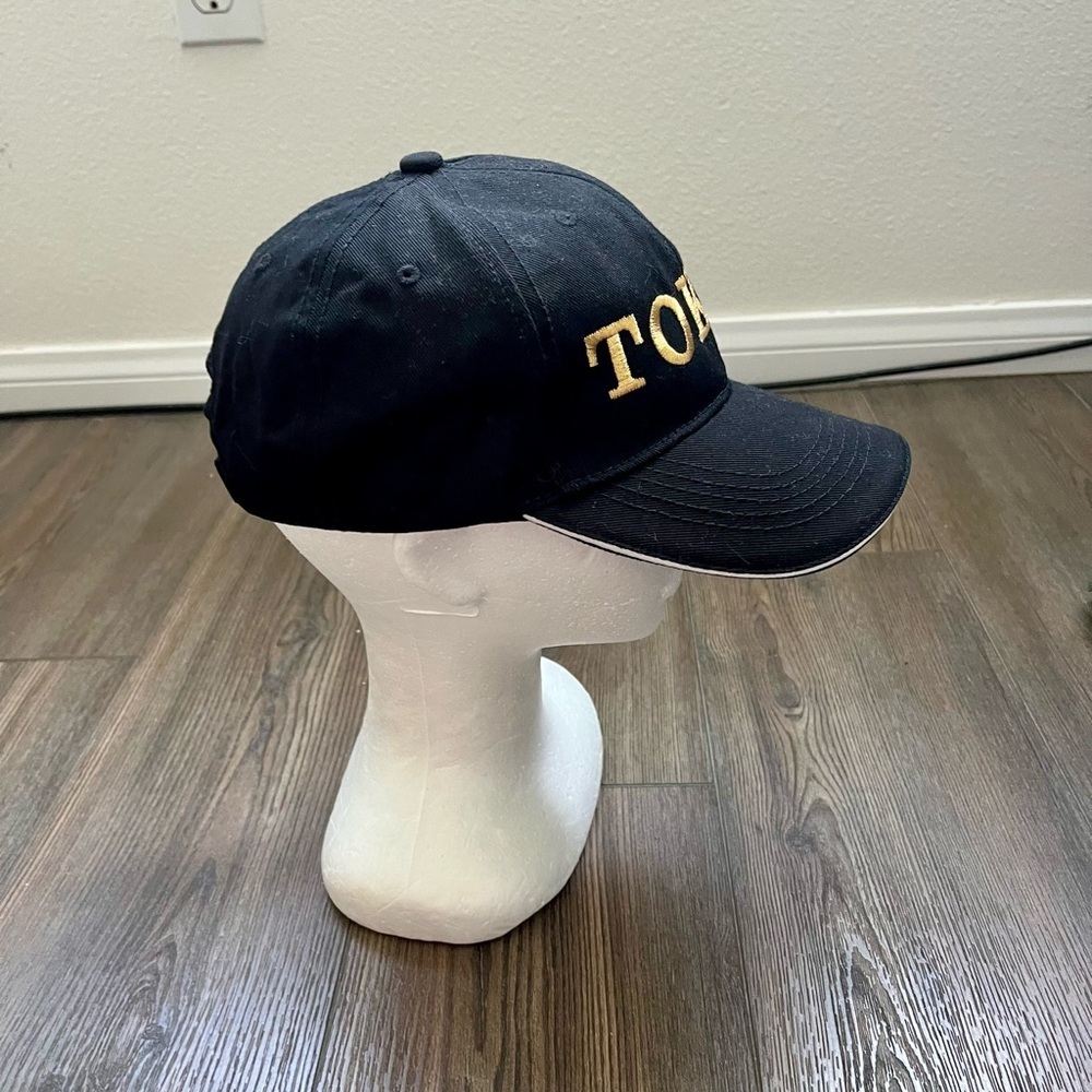 Black Cap with Gold 'TOKYO' Embroidery - Picture 5 of 9
